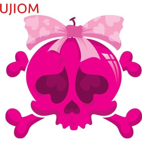 UJIOM Cartoon Skull Toilet Sticker Childrens Bedroom Decoration Wallpaper Living Room Decoration Room Decor Vinyl Wall Stickers
