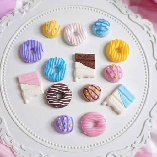 New Cute Sweet Simulation Chocolate Donut Ice Cream Barrettes Lolita Headdress Candy Toy Sweet Hair Accessories
