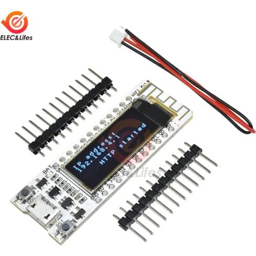 0.96Inch Blue OLED Display CP2014 ESP8266 WIFI Wireless Internet of Things Development Board esp 8266 for Arduino NodeMCU IOT
