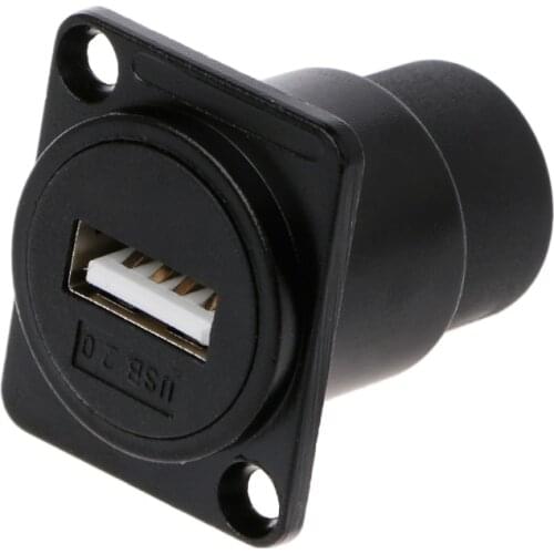 USB 2.0 D type Female To Female Module Socket Data Line Conversion Connector