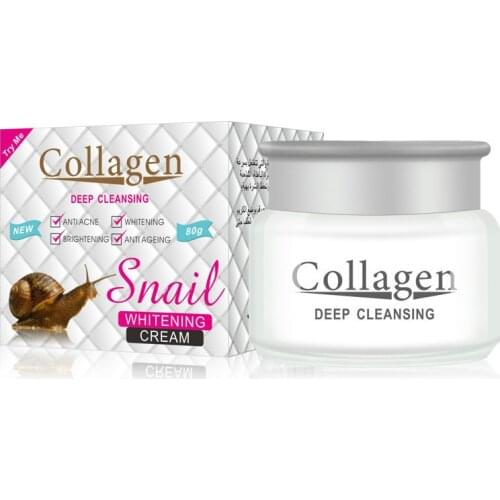 Snail Collagen Repair Anti-aging Facial Cream Anti-acne Refreshing Moisturizing Wrinkle Fades fine lines Hydrate Whitening Cream