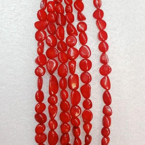 Synthetic coral loose beads Coral conforming beads Red coral irregular shape DIY handmade jewelry necklace bracelet accessories