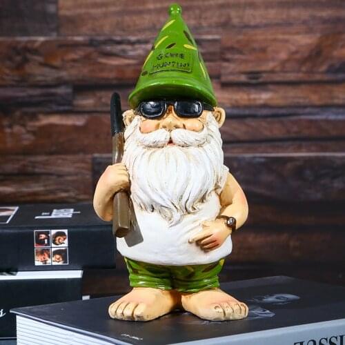 Nordic Santa Claus Resin sculpture Christmas gift dwarf decoration bar window restaurant shopping mall home decoration figurine