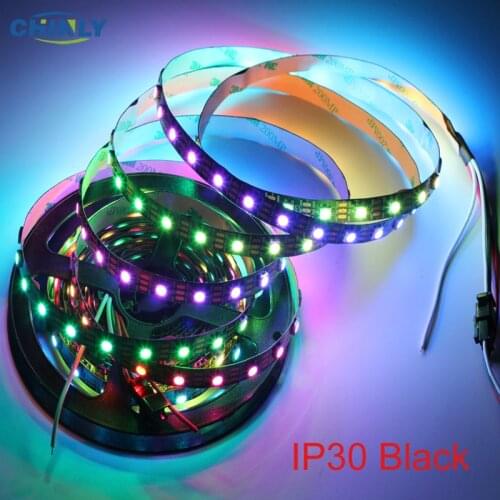 Strip WS2812B LED RGB Color led Pixel Strip DC5V 240 IC SMD5050 Non Waterproof Light Decorative Ceiling Lights 4 meters 240 LEDs
