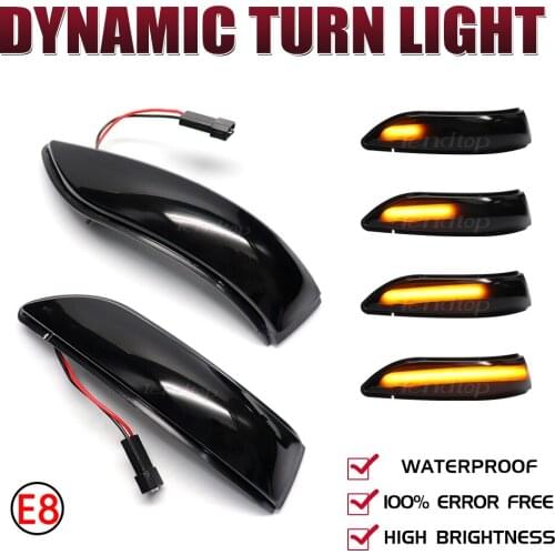 Dynamic LED Flowing Turn Signal Blinker Lamp Rear Mirror Indicator Light Car Styling For Mercedes Benz A B Class W169 W245 04-08
