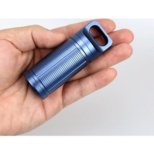 3pcs Survival Titanium Waterproof Capsule Pill Case Box Storage Container