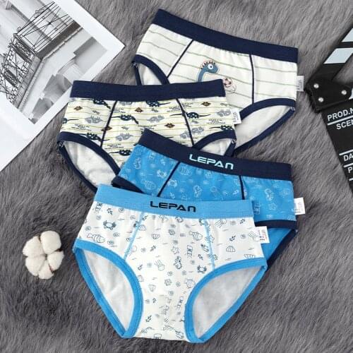 Baby Boys Panties Cotton Animal Underwear Underpants Briefs for Kid Boys Childrens Underwear Clothing Kids Underpants