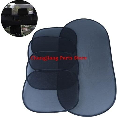 1/2PC Car Curtain Car Cover SunshadeProduct With 2 Suckers 3D Photocatalyst Mesh Sun Car interior Visor Window Screen Sunshade