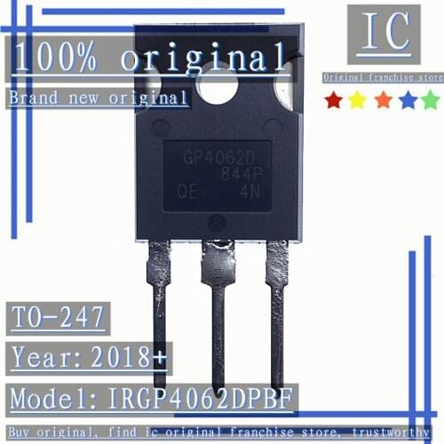 2018+ 100% Brand new original 10PCS IRGP4062DPBF GP4062D TO-247 24A 600V power MOSFET