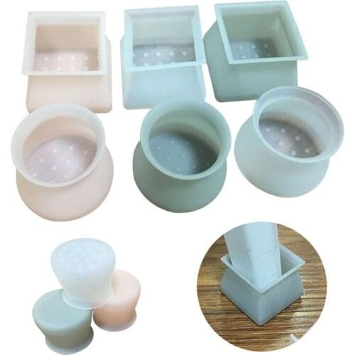 4/8/16pc Table Chair Leg Silicone Cap Pad Furniture Non-Slip Cover Floor Protector Protection Bottom CoverPads