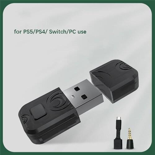 Wireless Bluetooth Audio Transmitter Receiver Adapter Transceiver for Sony PS4/PS5 Switch Bluetooth Wireless Headset