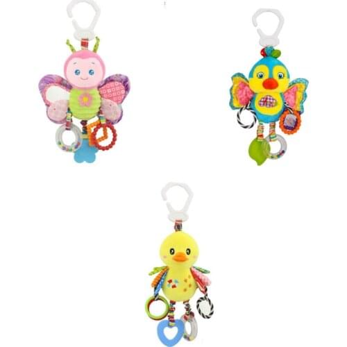 J60B Infant Bed Around Rattle Hanging Toy with Bell Inside Food Grade Safety Toy