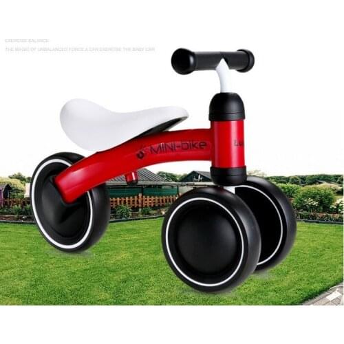 OBrand Children Balance Bikes Scooter Baby Walker Infant 1-3years Scooter No Foot Pedal Driving Bike Gift for Infant Four Wheels