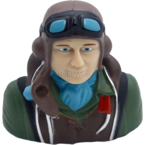 Dynam DYB-05 Pilot Statue 65x65mm for Scale Model RC Airplane Warbird Sporter Trainer