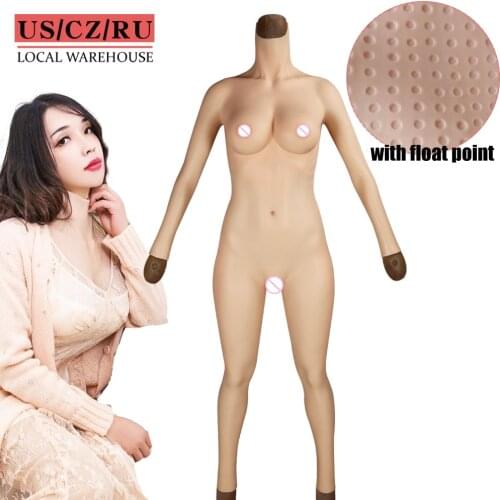 Eyung 7th No Oil Fake Vagina Artificial Boobs Realistic Silicone Breasts Bodysuit Crossdresser Shemale Transgender Drag Queen