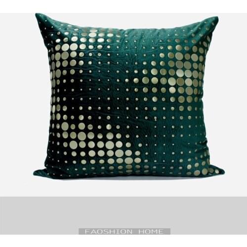 Simple And Modern Dark Green Pillowcase For Sofa Home Car Office Living Room Lumbar Cushion Cover 45x45cm/50x50cm Free Shipping