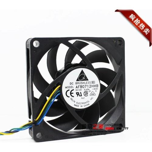 Brand new DELTA 7CM 7015 4PIN PWM AFB0712HHB 12V 0.45A cooling fan