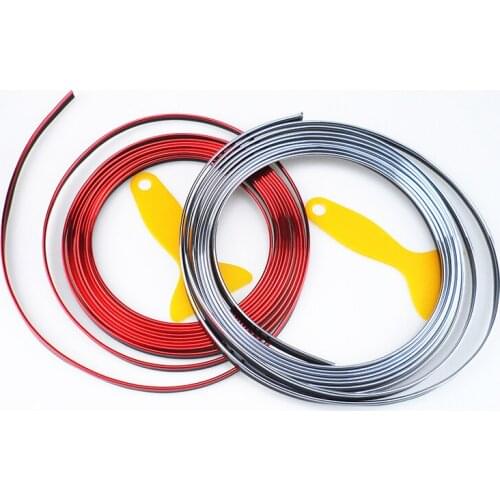 5m General DIY flexible Car interior molding trim strips FOR Skoda Octavia Fabia Rapid Superb Yeti Roomster