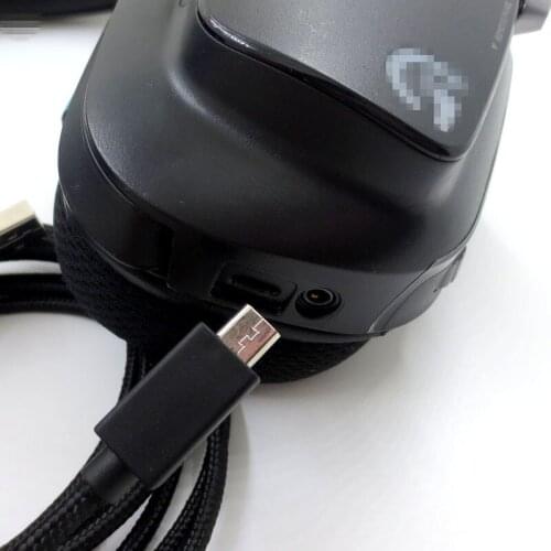 Suitable for Logitech G633 G633s headset cable USB audio cable support call headset glow