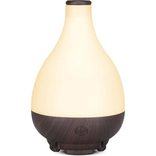 100ml Air Humidifier Aromatherapy Ultrasonic Wood Grain Aroma Essential Oil Diffuser Electric Mist Maker With LED Light