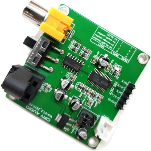 DIR9001 Fiber Coaxial Receiver Module SPDIF to I2S 24bit 96Khz Dedicated for DAC module