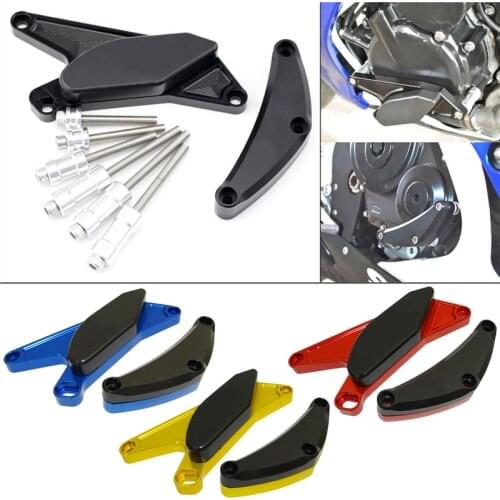 Engine Case Stator Clutch Cover Guards Crash Pad Frame Sliders Protector For SUZUKI GSXR GSX-R 600 750 GSXR600 GSXR750 2006-2020