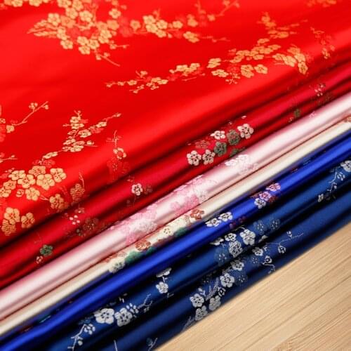 Jacquard fabric Brocade Fabric for sewing Kimono and Cheongsam satin fabric for DIY