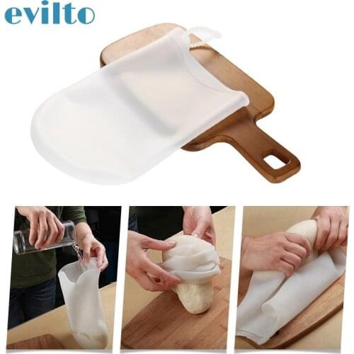 1pcs Cooking Pastry Tools Silicone Dough Processing Preservation Bag Kneading Dough Flour-mixing Bag Kitchen Gadget Accessories