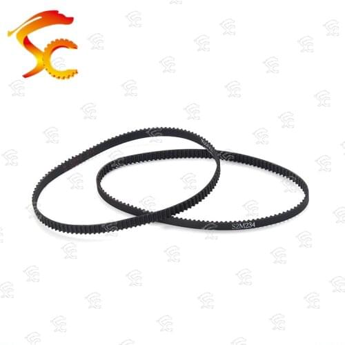 10pcs 3D printer S2M closed loop rubber length 234mm/236mm/250mm/264mm/276mm/284mm belt width 3mm/6mm/9mm/10mm/12mm Timing belt