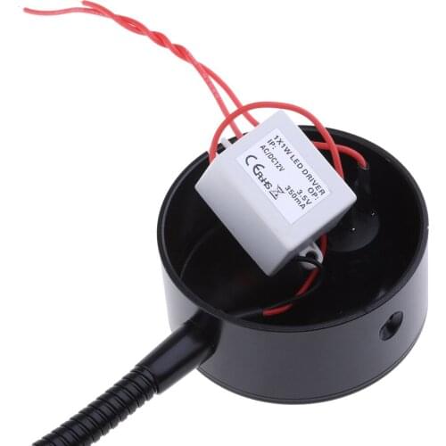 12V 1W Interior White LED Spot Reading Light Switch Camper Bedside Wall