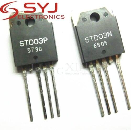 2pcs/lot=1pair STD03N STD03P STD03 TO-3P