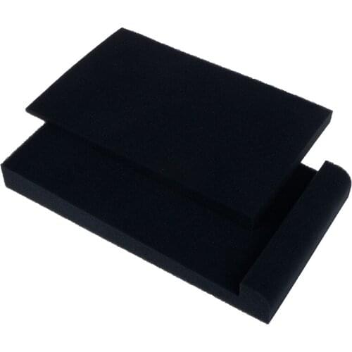 2021 Isolator Pads Sponge Studio Monitor Speaker Acoustic Isolation Foam black 2Pcs