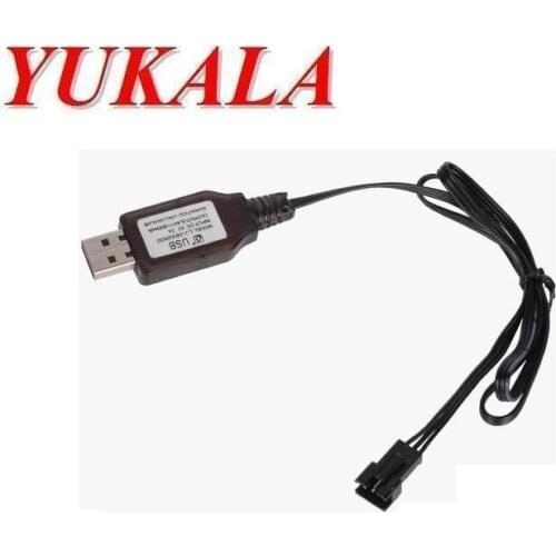 6.4v USB charger for 6.4V Li-ion battery with SM-3P plug