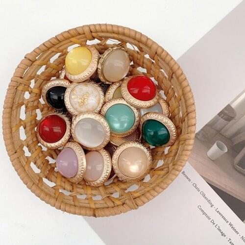 6pcs/lot Metal Button for Clothing Diy Manualidades Accessories Decorative Snap for Clothes Sewing Craft for Needlework