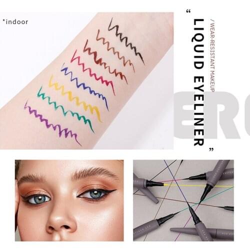 8 Colors Eyeliner Pen Quick Dry Long Lasting Waterproof Sweat-proof Not Blooming Eye Makeup Cosmetics Tools Maquillage TSLM1