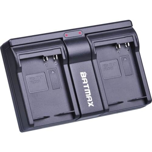 Batmax DMW-BLC12 DMW BLC12 dmw blc12e Dual USB Battery Charger for Panasonic BLC12 DMW-BLC12E DMW-BLC12PP FZ200