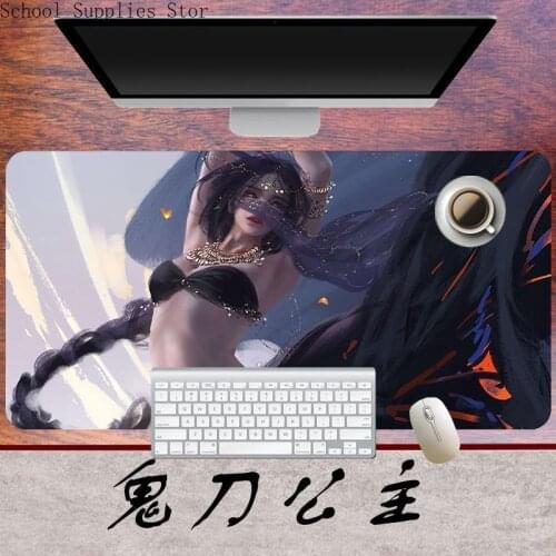 80x30cm Large Mouse Pad 3D Anime Girl Pad To Mouse Notbook Computer Mousepad PC Gaming Padmouse Gamer Laptop Desk Mat Mouse Mats