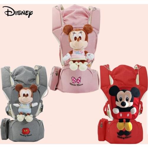 Disney Ergonomic Baby Carrier Kangaroo Adjustable Multifunction Waist Baby Wrap Carrier Babies Sling Travel 0-36 Months Baby