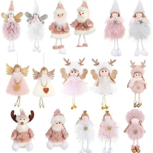 Angel Doll Merry Christmas Decoration For Home 2020 Navidad Noel Christmas Ornaments Xmas Tree Decor Cristmas Gift New Year 2021