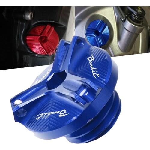 Engine Oil CUP For Suzuki GSF Bandit 1250 S 1250S 1250 1200 650 600 Motorcycles Accessories Aluminum Oil Filler Cap Screws