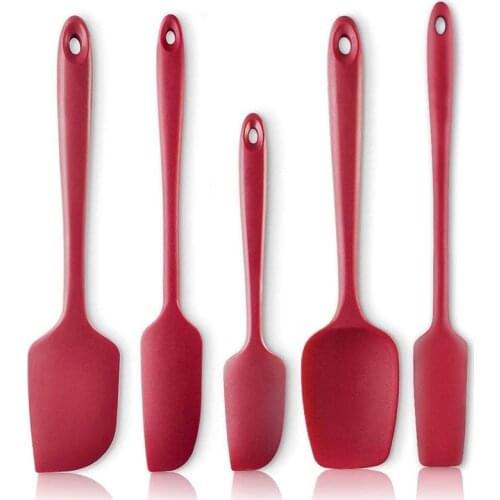 50 Set Silicone Spatula Set Heat Resistant Non-Stick Kitchen Utensil For Cooking, Baking and Mixing Cookware Wholesale