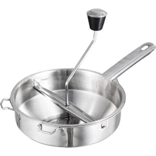 Stainless Steel Food Mill Cookware,Grips Food Mill,Mill Mud Kitchen Tools Vegetable Mill Blender Food Grinder