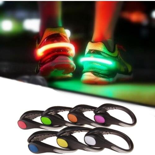 LED Shoes Clip Light Safety Warning Lamp Night Running Jogging Cycling Gear Sports Warning Lights