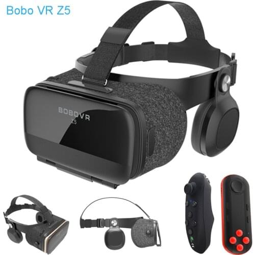Original BOBOVR Z5 Immersive Virtual Reality Headset Stereo 3D Glasses VR Cardboard Helmet 120 FOV for 4.7-6.2' Smartphone
