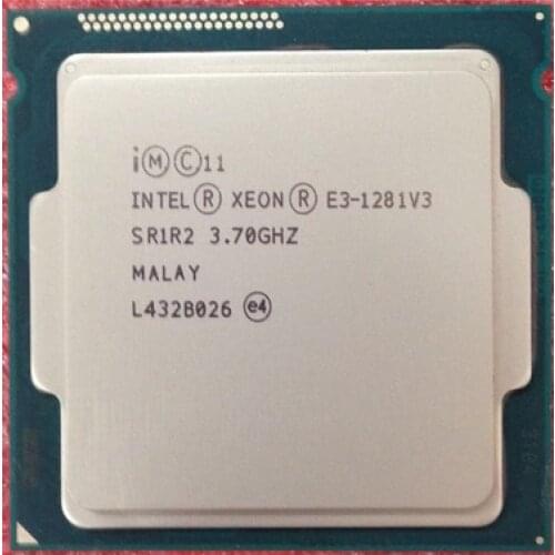Intel Xeon E3 1281 V3 CPU 3.7GHz 8M 4 Core 8 Threads LGA 1150 Processor