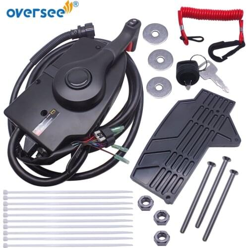 881170A13 Remote Control Box With 14 Pin 15FT Cable Side Mount For Mercury Outboard Engine