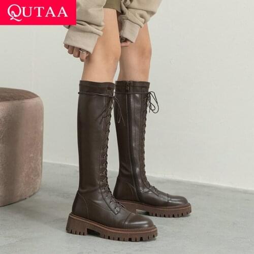 QUTAA Women's High Boots
