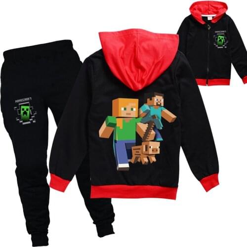 Girls Boys Autumn Winter Long Sleeve Hooded Sweatershirt+Pants Toddler Kids Clothes Sets Children Sports Tracksuit Casual Outfit