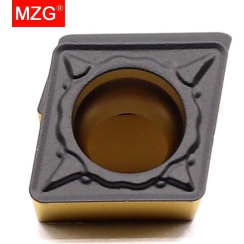 MZG 10pcs CCMT 09T3 08 04 Steel Turning Boring Cutting CNC Lathe Machining Toolholders Solid Tungsten Carbide Inserts