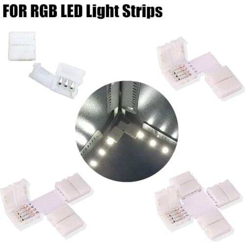 LED Strips Light Link clip For RGB 5050 2835 LED Light Strips Suitable For 4Pins 10mm LED light strip